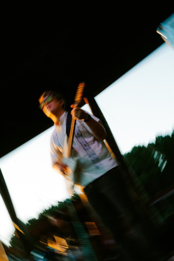 Motion Blur Guitarist