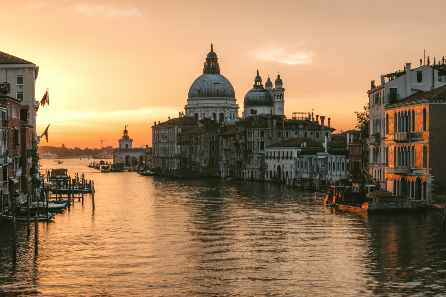 Venice Canal Sunset