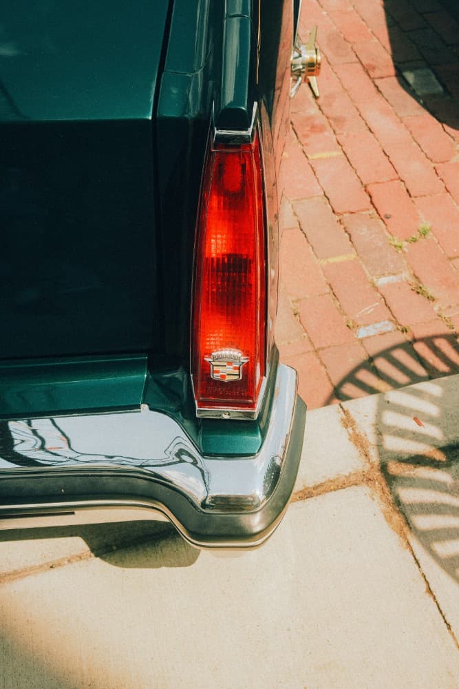 Vintage Green Car Taillight